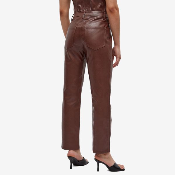 Miaou Junior Pant Brown Vegan Leather 