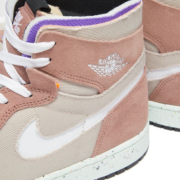 jordan 1 mid fossil