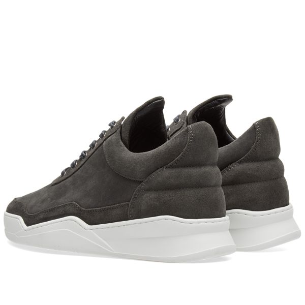 Low top ghost waxed suede all black clearance