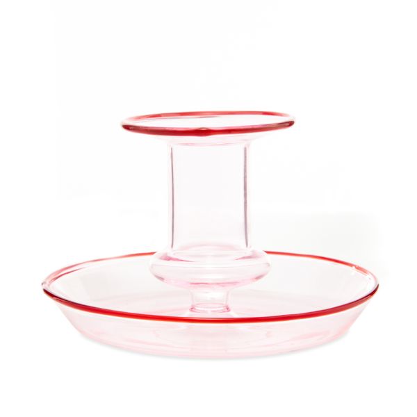 Hay Flare Candle Holder Pink End Hay Flare Candle Holder Pink End