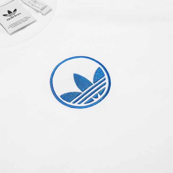 Adidas 3-Stripe Circle Tee White | END. (RU)