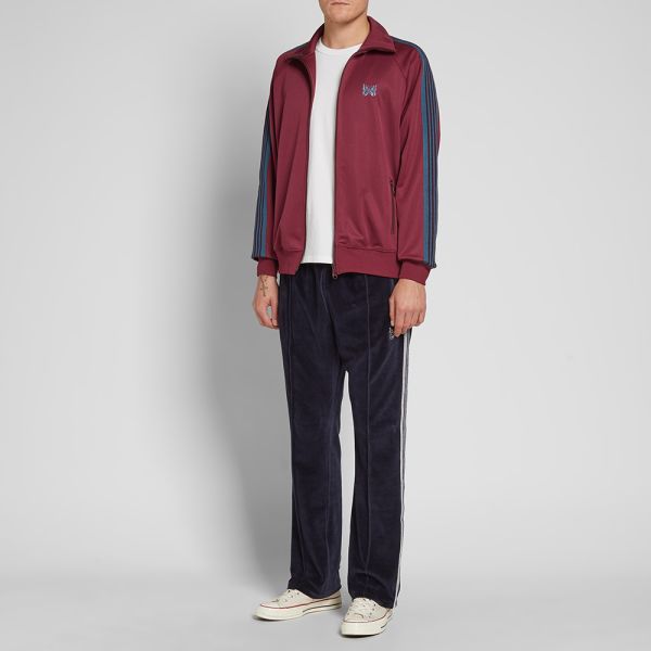 Needles Track Jacket Maroon End