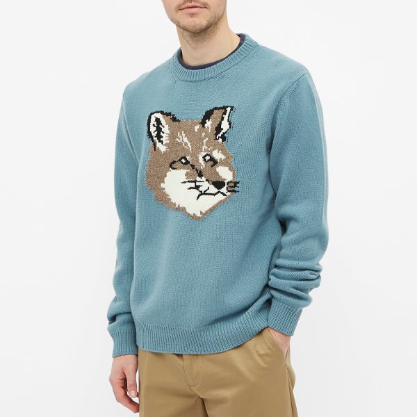 Maison Kitsuné Fox Head Intarsia Knit 【SALE/10%OFF maison ニット HEAD FOX kitsune ニット/セーター