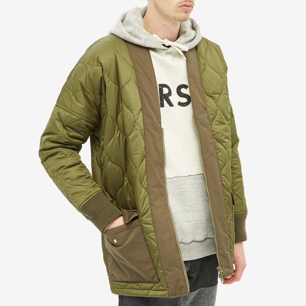 Quilted haori jacket clearance