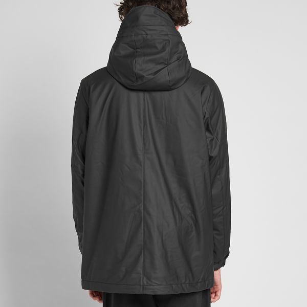 Rains quilted parka black Clearance