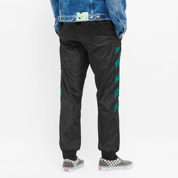 Off white nylon track pants clearance