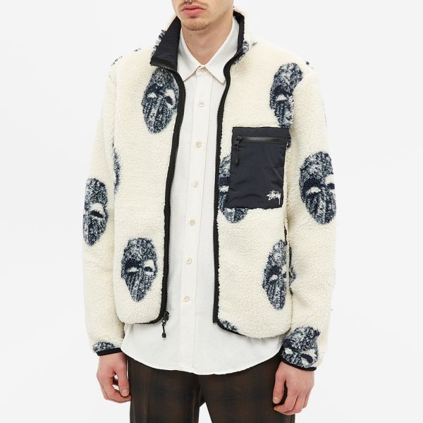 stussy jacquard sherpa