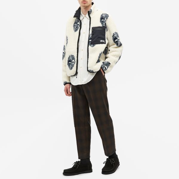 stussy jacquard sherpa