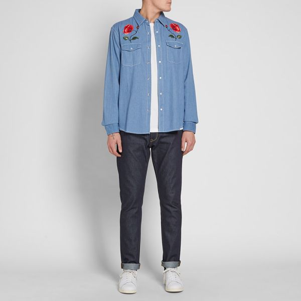 Stussy poppy denim shirt Sale