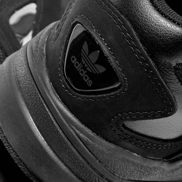 adidas falcon black leather