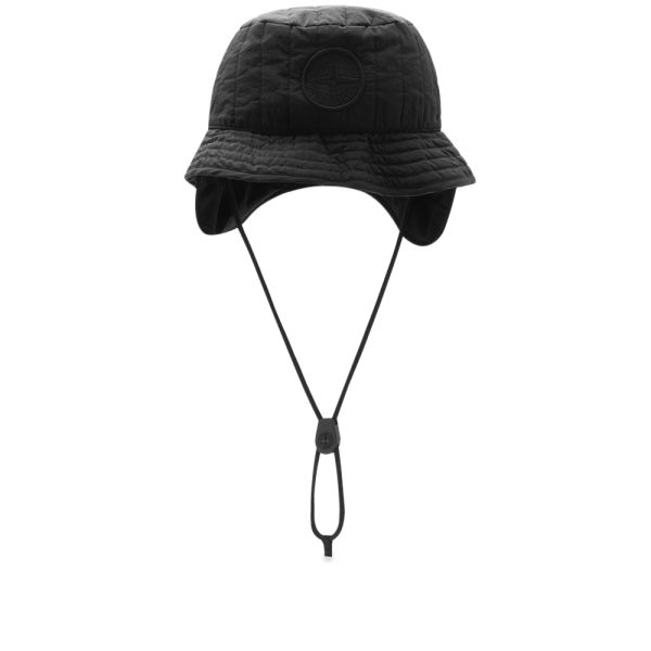 Stone Island Nylon Metal Bucket Hat Black END. (SG)