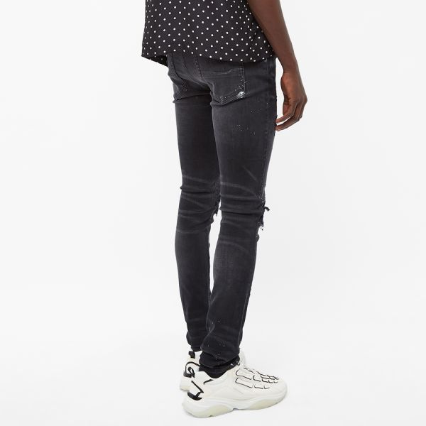 AMIRI MX1 Plaid Jean Aged Black | END. (FR)