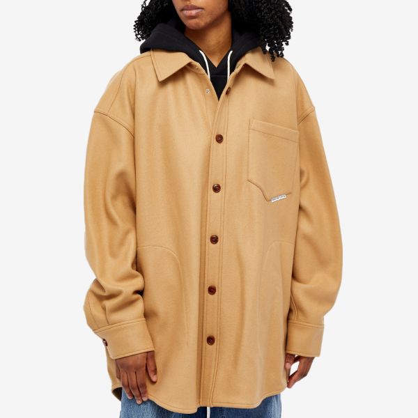 alexander wang oversized shirt coat