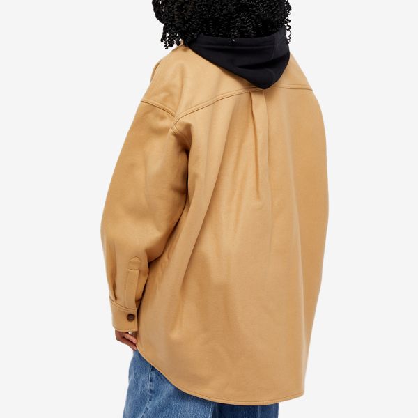 alexander wang oversized shirt coat