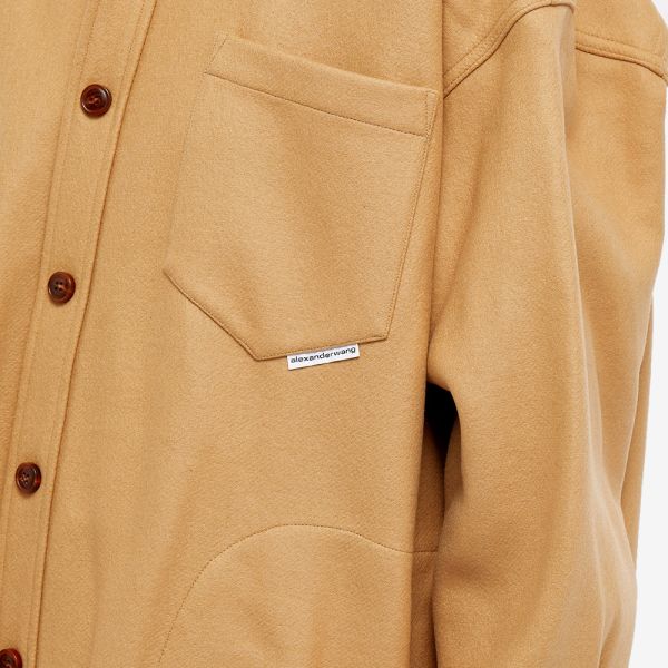 alexander wang oversized shirt coat