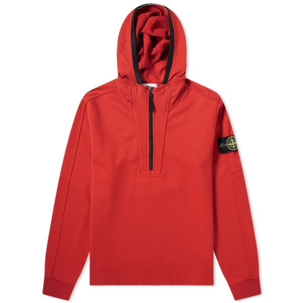 stone island half zip hoodie