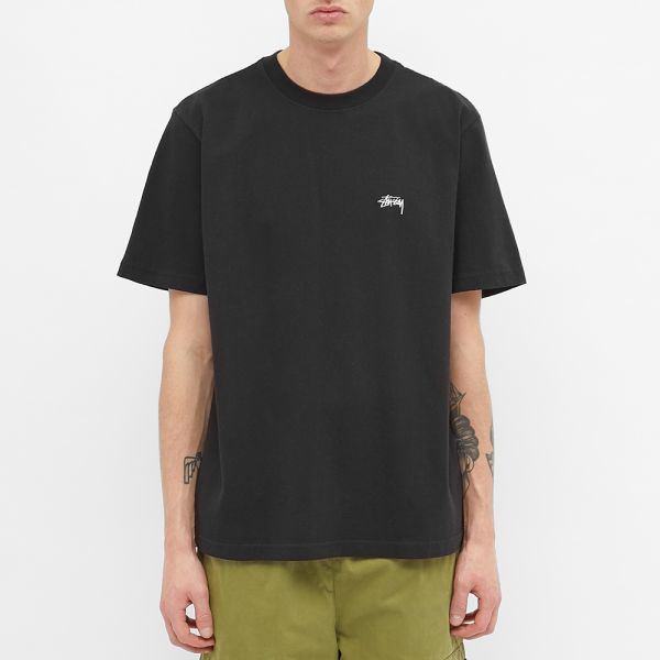 Stussy black tee clearance