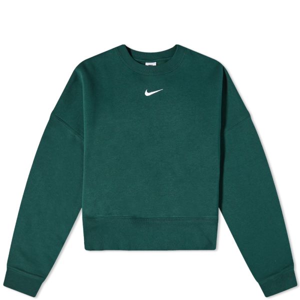 Nike green crew sweatshirt Clearance