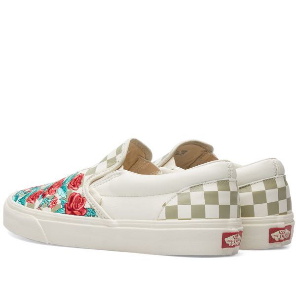 vans rose embroidery vans rose embroidery