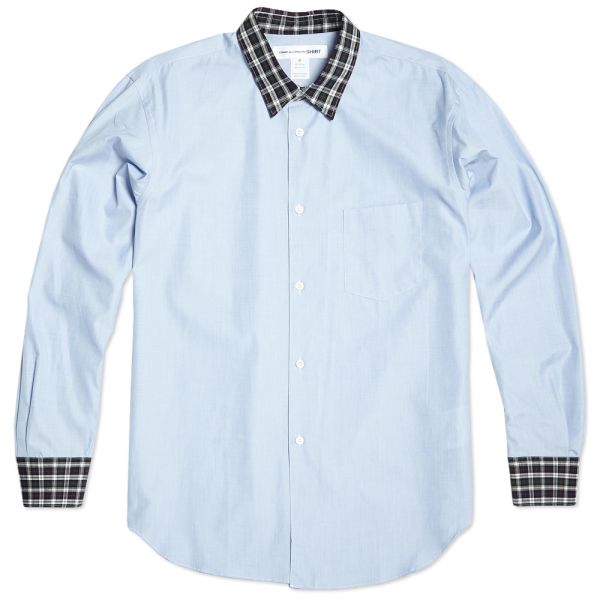 cdg collar shirt