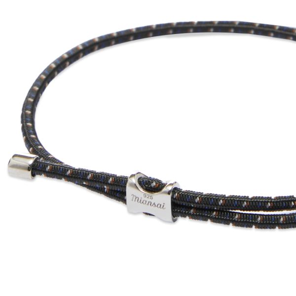 Miansai Orson Pull Bungee Rope Bracelet Black & Brown END. (US)
