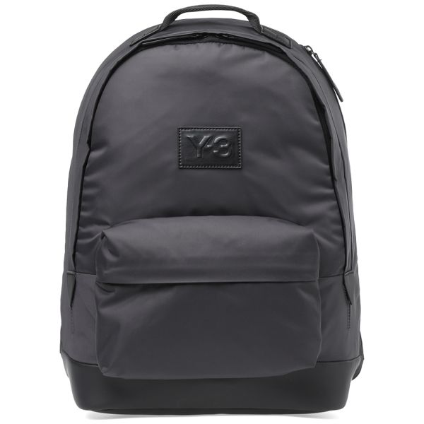 solid grey backpack