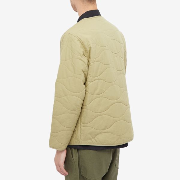Universal Works Reversible Quilted Liner Jacket Olive & Navy END. (JP)