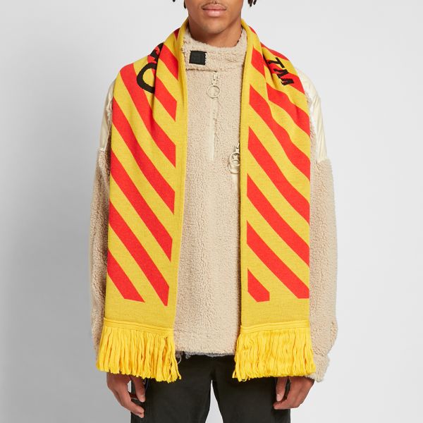 Off white yellow scarf Outlet