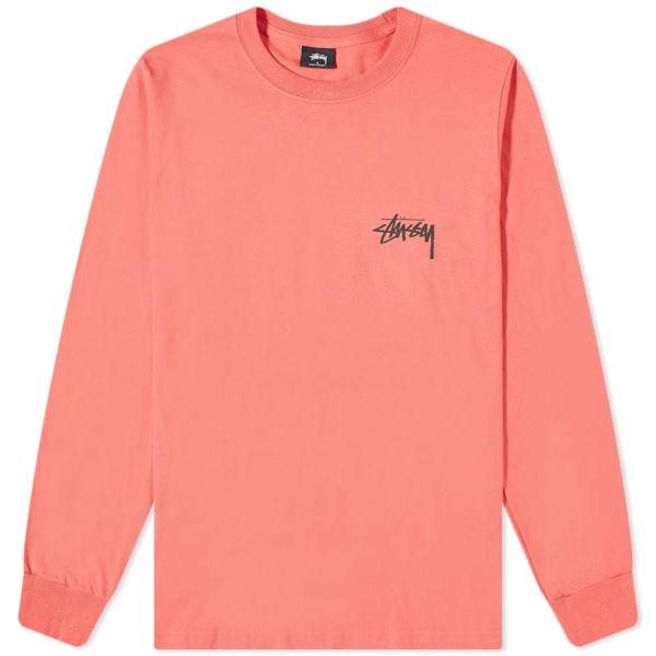 Stussy long sleeve love and peace t-shirt clearance