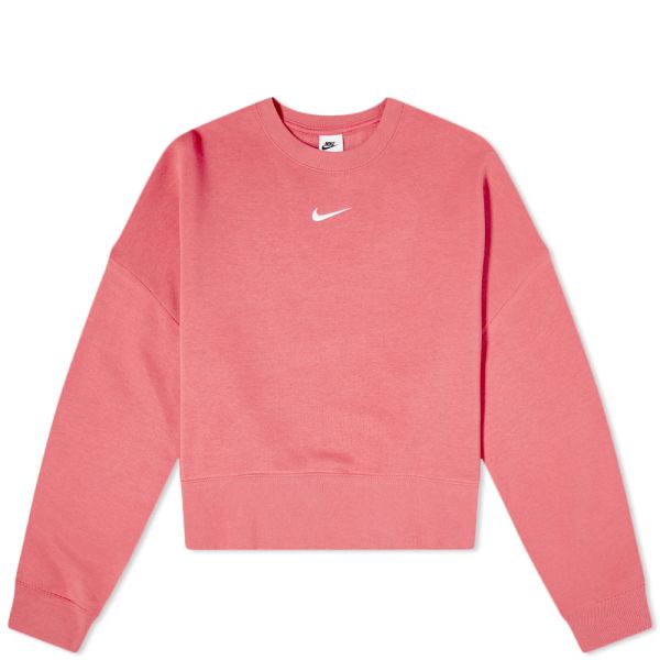 Nike club crew neck sweat in pink Clearance