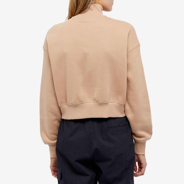 Nike Phoenix Fleece Quarter Zip Crop Hemp & Sail END. (Europe)