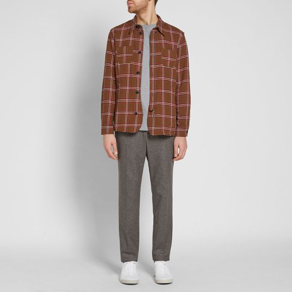 coach plaid jacket
