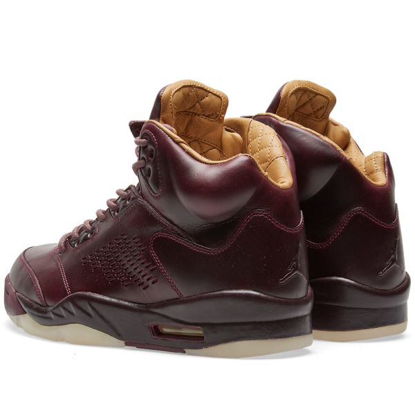 jordan retro 5 premium bordeaux
