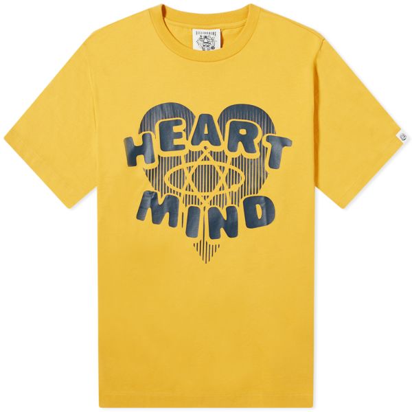 yellow graphic tee
