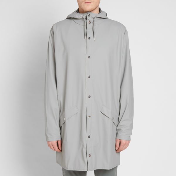 Rains long jacket grey Clearance