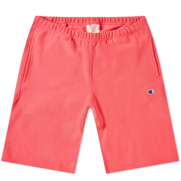 red champion sweat shorts