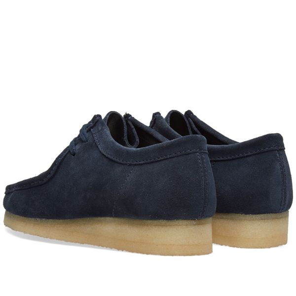 clarks wallabee indigo