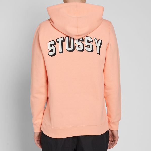stussy salmon hoodie