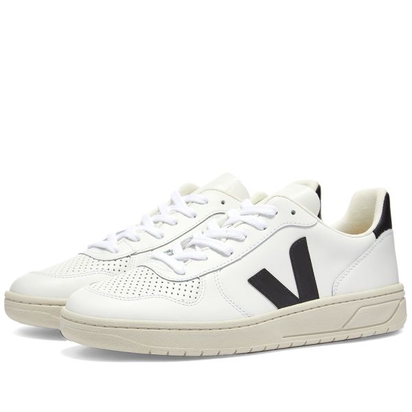 Veja womens v10 leather sneakers clearance