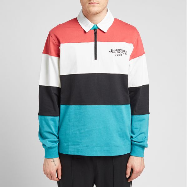 Billionaire Boys Club Cut & Sew Rugby Shirt Stripe END. (US)