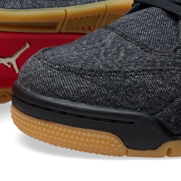jordan 4 retro levi's black