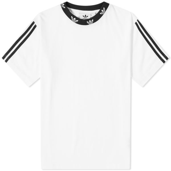 adidas trefoil rib tee