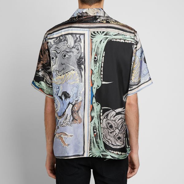 Givenchy Icarus Silk Hawaiian Shirt Multi | END. (US)