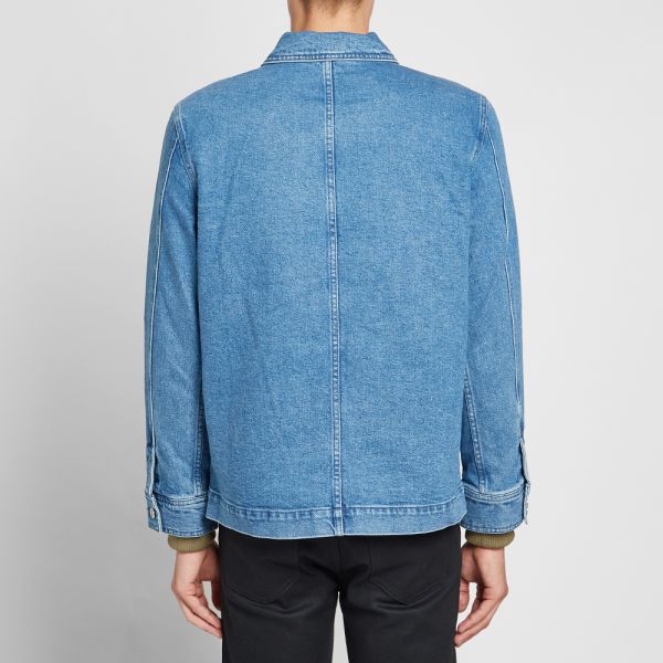 apc brain dead denim jacket