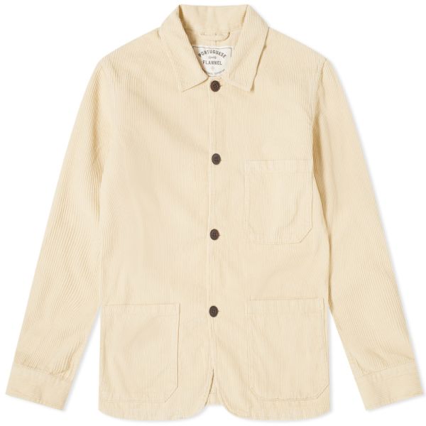 cream chore jacket