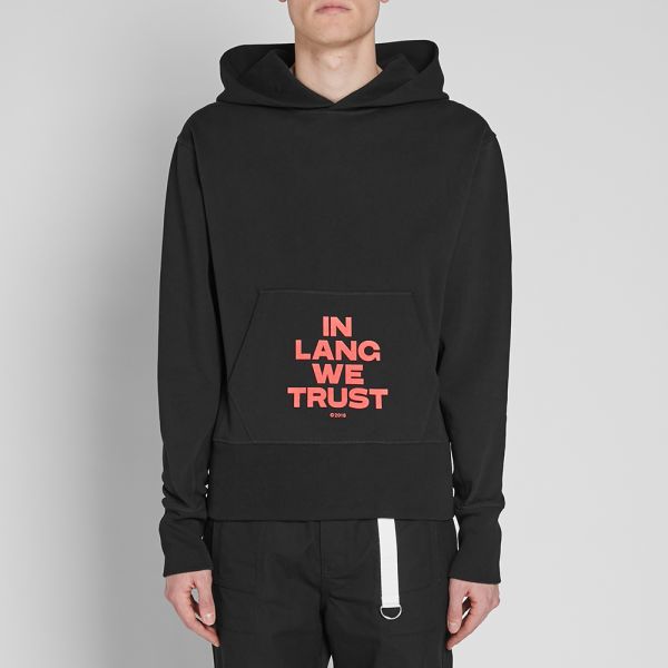 In lang we trust black hoodie Outlet