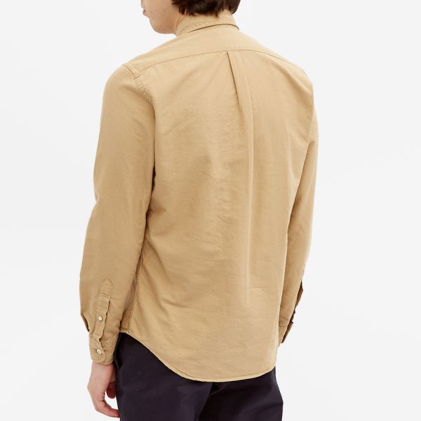 Colorful Standard Organic Button Down Shirt - Desert Khaki Medium