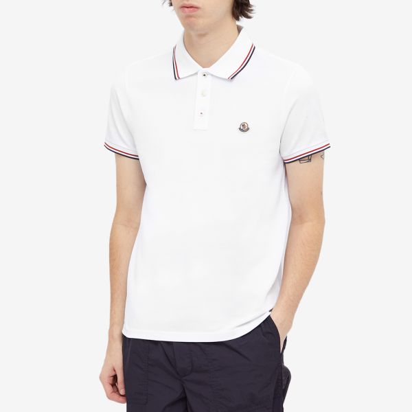 white moncler polo