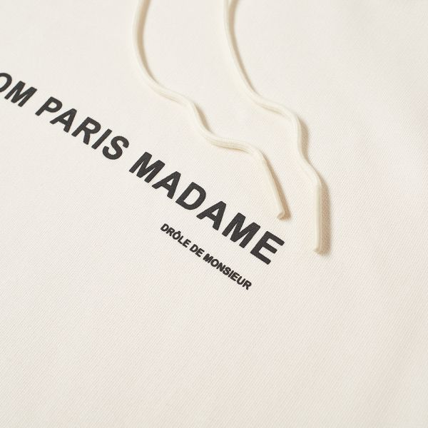 Drole De Monsieur Panelled Not From Paris Madame Hoody Black End