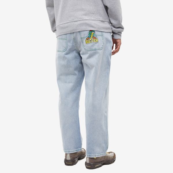 Butter Goods Martian Baggy Denim Jean Light Blue END. (UK)